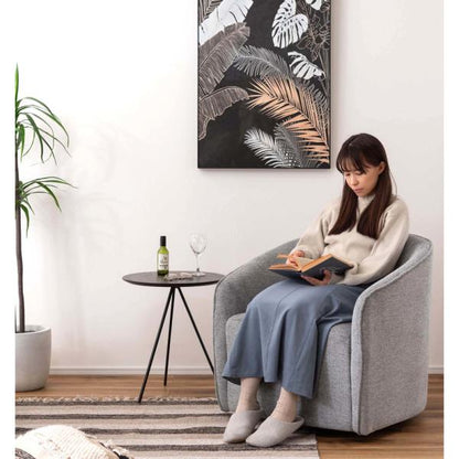 【送料無料】ラウンジソファー ライトグレー