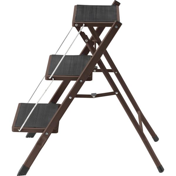 【送料無料】ステップ台 ブラウン