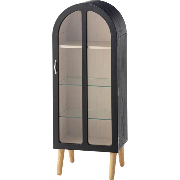 【送料無料】コレクションシェルフ ブラック 黒