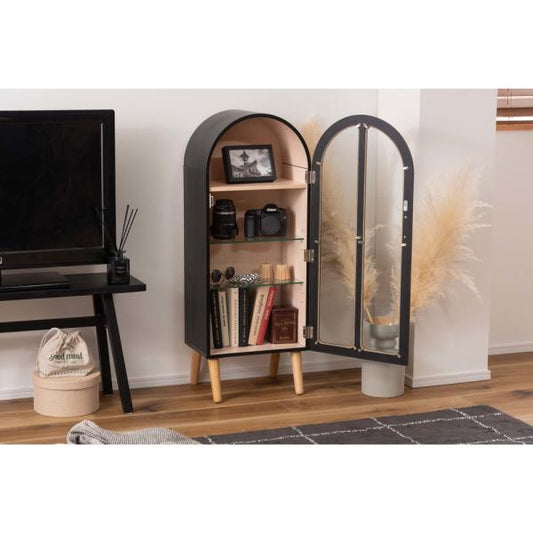 【送料無料】コレクションシェルフ ブラック 黒