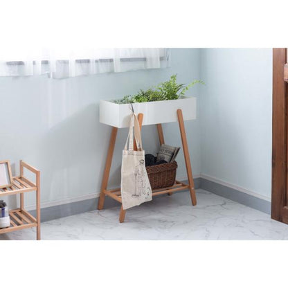 【送料無料】プランタースタンド ホワイト 白