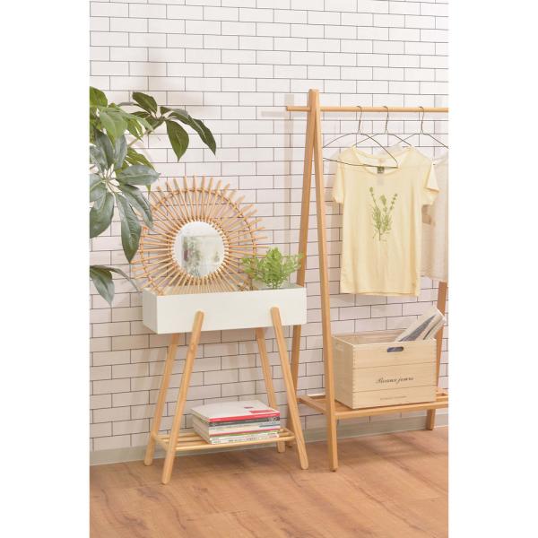 【送料無料】プランタースタンド ホワイト 白