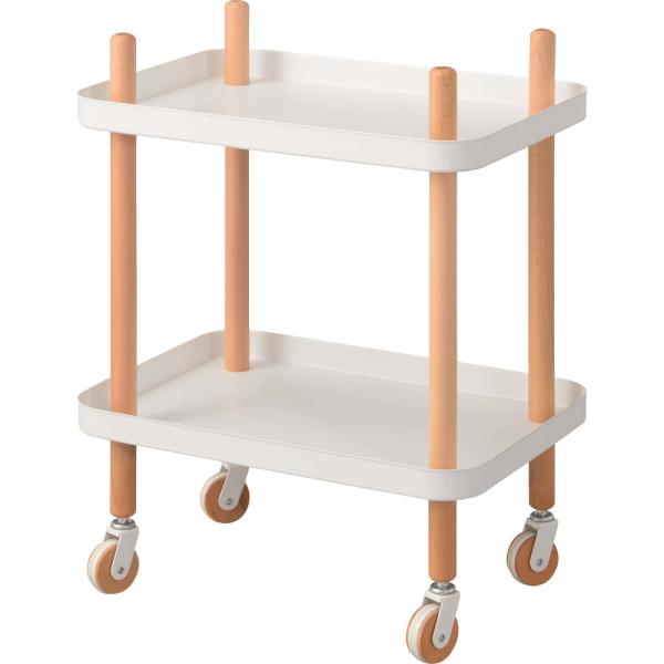 【送料無料】ワゴン 2D ホワイト 白