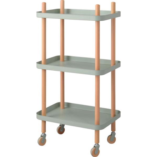 【送料無料】ワゴン 3D グリーン 緑