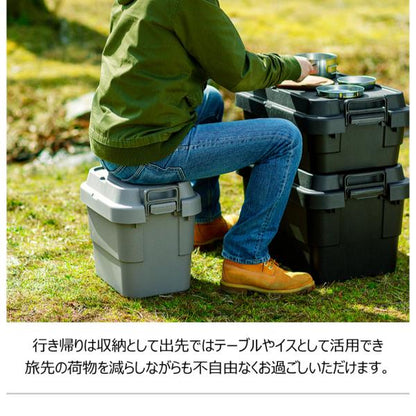 【送料無料】トランクカーゴS蓋 18L LOW TYPE ブラック 黒