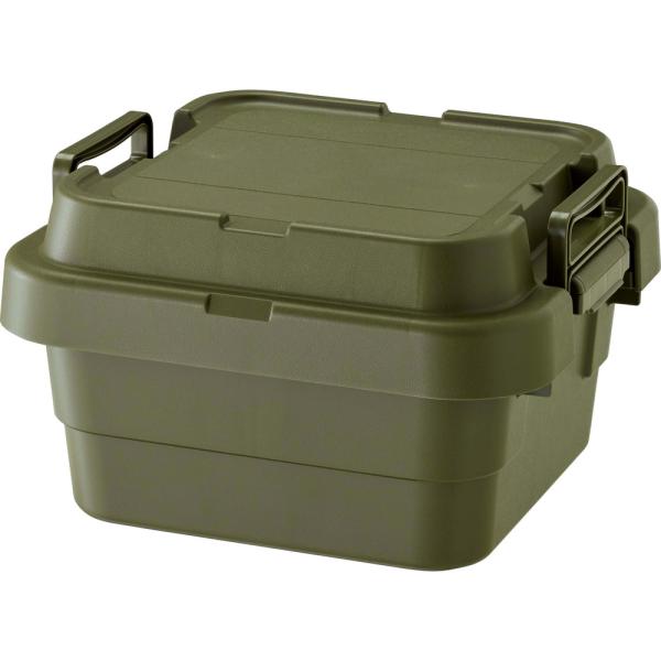 【送料無料】トランクカーゴS蓋 18L LOW TYPE カーキ