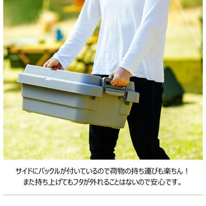 【送料無料】トランクカーゴS蓋 30L LOW TYPE カーキ