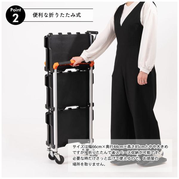 【送料無料】フォールディングワゴン カーキ