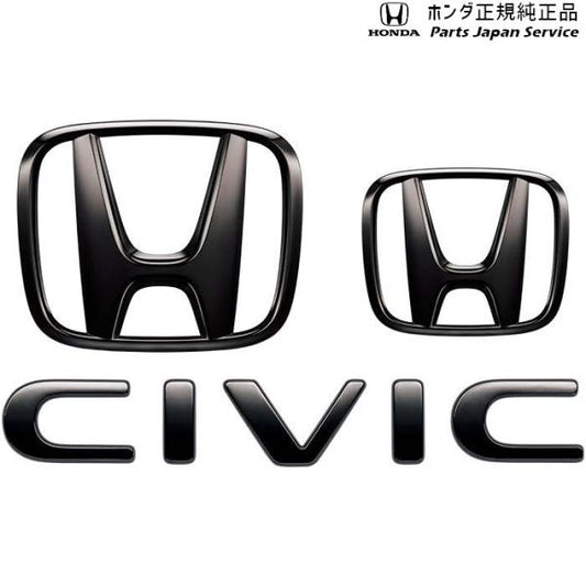 FL1系シビック 09. ブラックエンブレム 08F20-T43-000 CIVIC HONDA