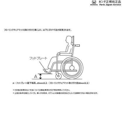【大型便】GT5系フリード 95.フローリングチェアマット 08P11-33F-010 FREED HONDA
