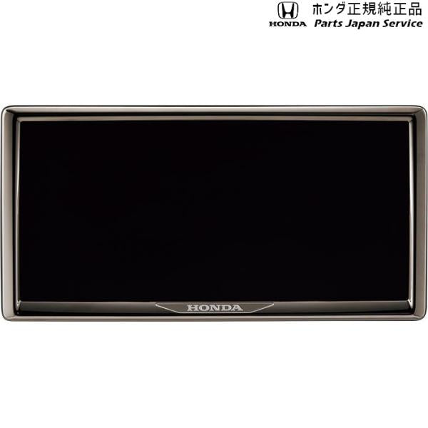 JF5系エヌボックス 39.ライセンスフレーム(ダーククロームメッキタイプ) N-BOX HONDA