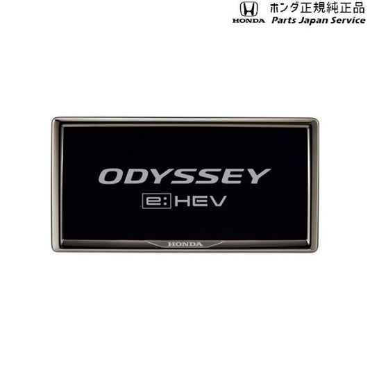 RC5系オデッセイ 18.ライセンスフレーム/ダーククロームメッキ ODYSSEY HONDA