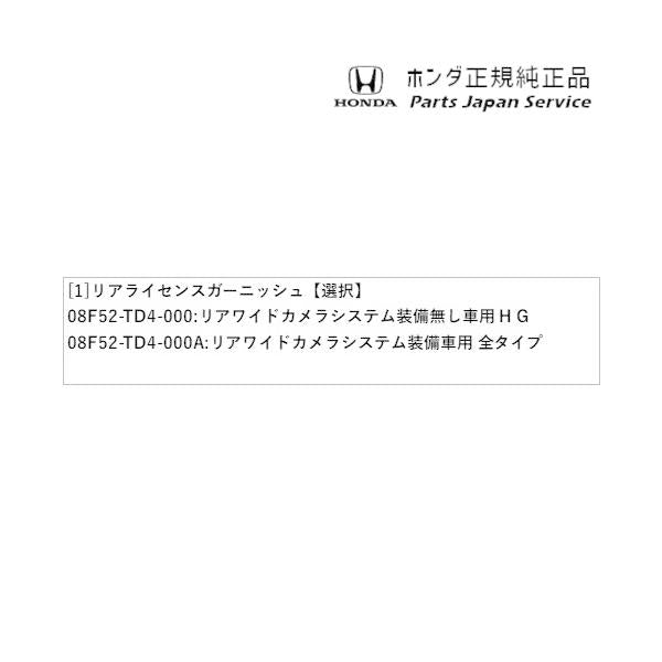 GP7系シャトル 02.リアライセンスガーニッシュ SHUTTLE HONDA
