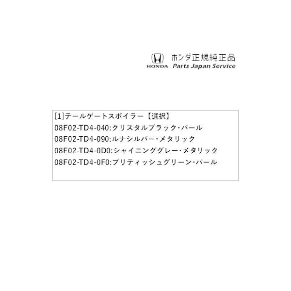 GP7系シャトル 21.テールゲートスポイラー SHUTTLE HONDA