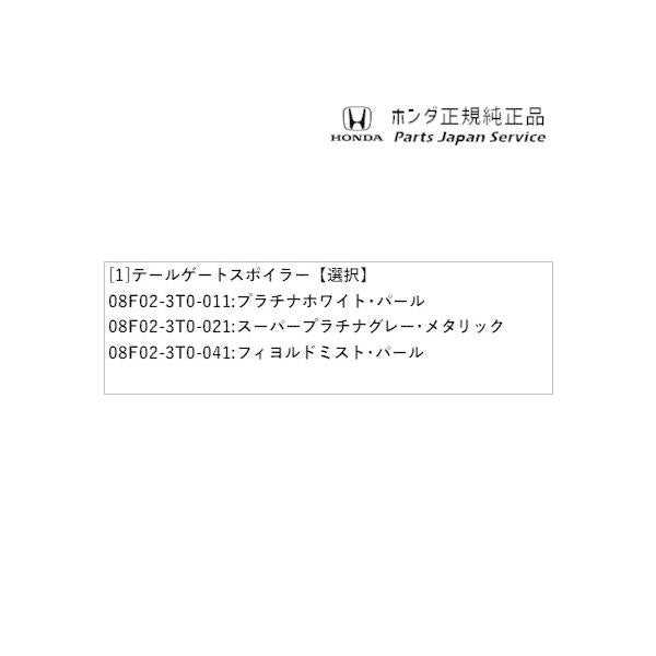 【大型便】RP6系ステップワゴン 05.テールゲートスポイラー STEPWGN HONDA