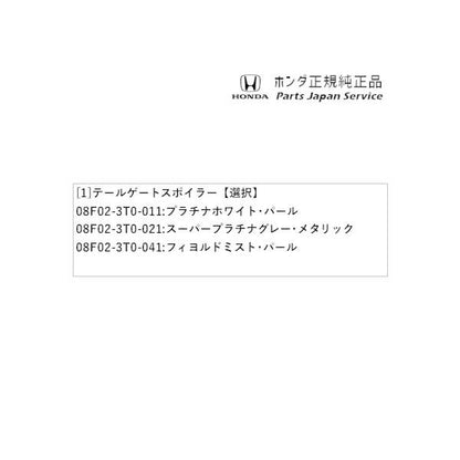 【大型便】RP6系ステップワゴン 05.テールゲートスポイラー STEPWGN HONDA