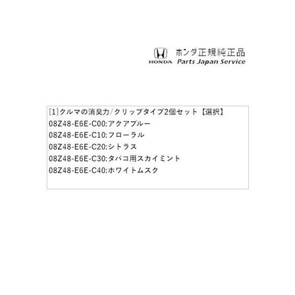 RP6系ステップワゴン 113.クルマの消臭力/クリップタイプ2個セット STEPWGN HONDA