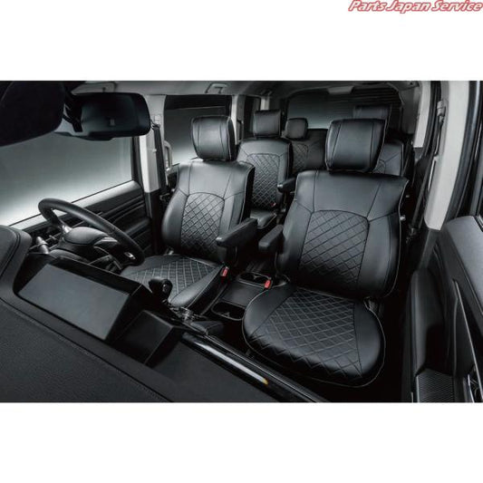 【大型便】CV1W系デリカD5 57.本革調シートカバー DELICAD5 MITSUBISHI