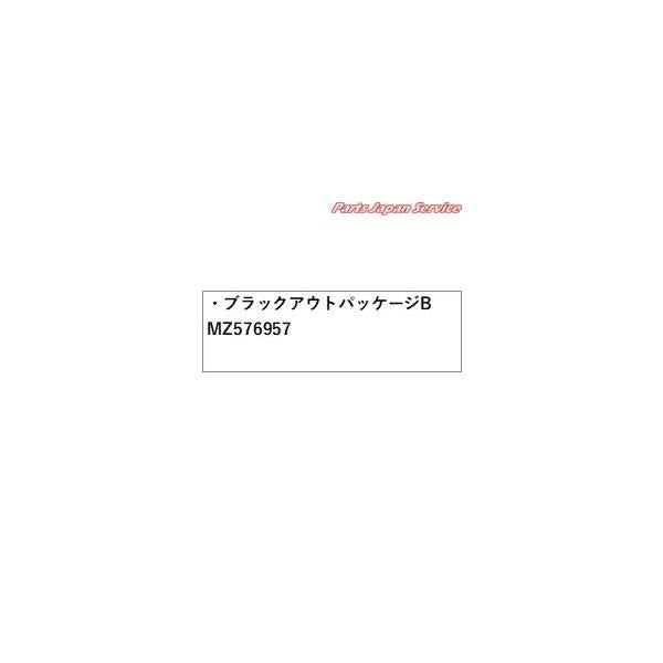 【大型便】CV1W系デリカD5 4.ブラックアウトパッケージB MZ576957 DELICAD5 MITSUBISHI
