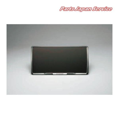 B5AW系EKクロスEV 52.ナンバープレートフレーム(チタン調)(1枚) MZ572547 EKXEV MITSUBISHI