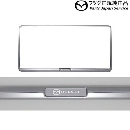 KFEP系CX-5 ナンバープレートホルダー/クローム(フロント・リア共用タイプ)1枚 EW1K C907V4021 CX-5 MAZDA