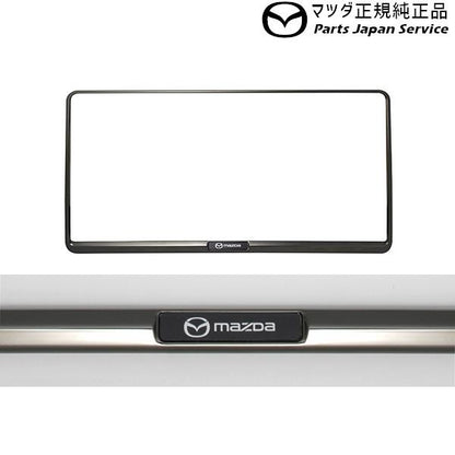 KFEP系CX-5 ナンバープレートホルダー/ダーククローム(フロント・リア共用タイプ)2枚 EW2D C908V4021 CX-5 MAZDA