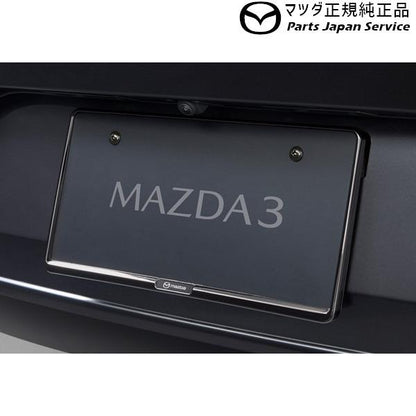 BP5R系MAZDA3 ナンバープレートホルダー(リア)ブラック EW7B C906V4021 MAZDA3 MAZDA