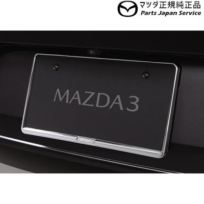 BP5R系MAZDA3 ナンバープレートホルダー(リア)クローム EW7C C907V4021 MAZDA3 MAZDA