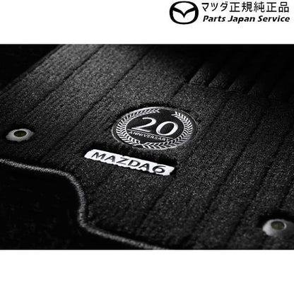 GJEFW系MAZDA6 フロアマット(プレミアム/20th Anniversaryロゴ入り)消臭・吸音 FF1L G69HV0320 MAZDA6 MAZDA