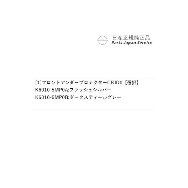 【大型便】FE0系アリア 01.フロントアンダープロテクター CBJD0 ARIYA NISSAN