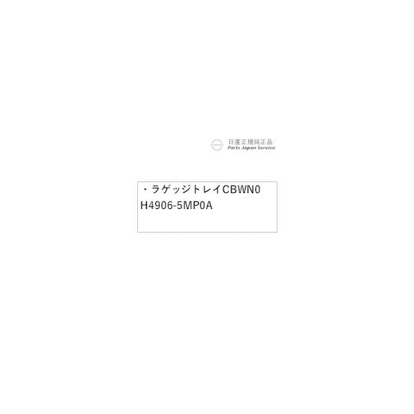 【大型便】FE0系アリア 13.ラゲッジトレイ CBWN0 H4906-5MP0A ARIYA NISSAN