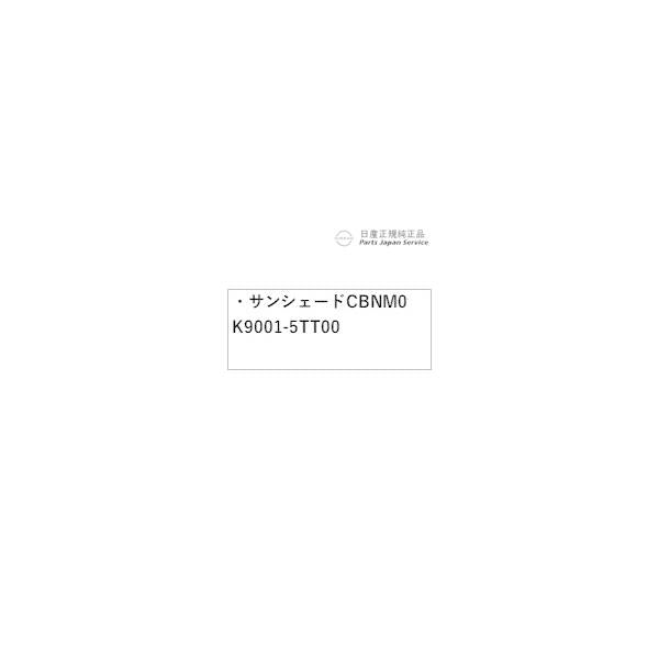 FE0系アリア 23.サンシェード CBNM0 K9001-5TT00 ARIYA NISSAN