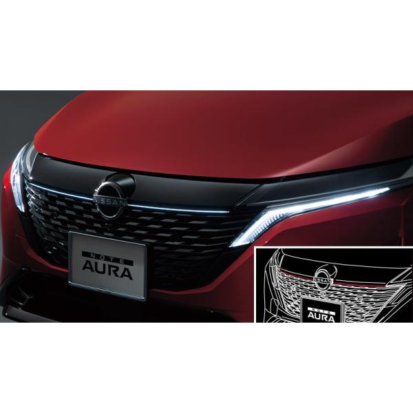 FE13系オーラ グリルイルミネーション HSCH1 B66M0-6XL0A AURA NISSAN