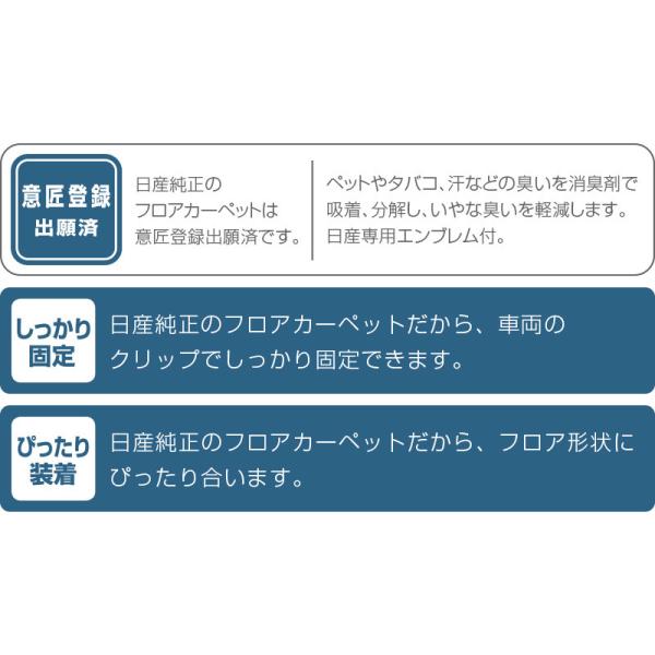 FE13系オーラ 3D デュアルカーペット(プレミアム) AURA NISSAN