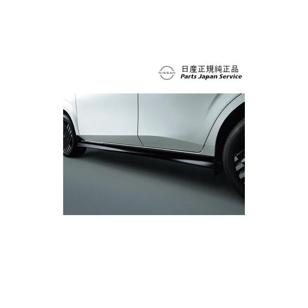 【大型便】HR12系オーラ 02-1.サイドシルフィニッシャー ブラック G68E0-6XV0A AURA NISSAN