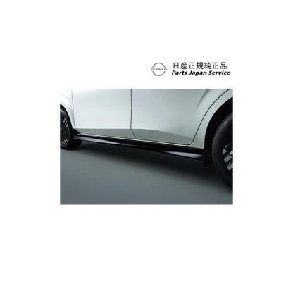 【大型便】HR12系オーラ 02-1.サイドシルフィニッシャー ブラック G68E0-6XV0A AURA NISSAN
