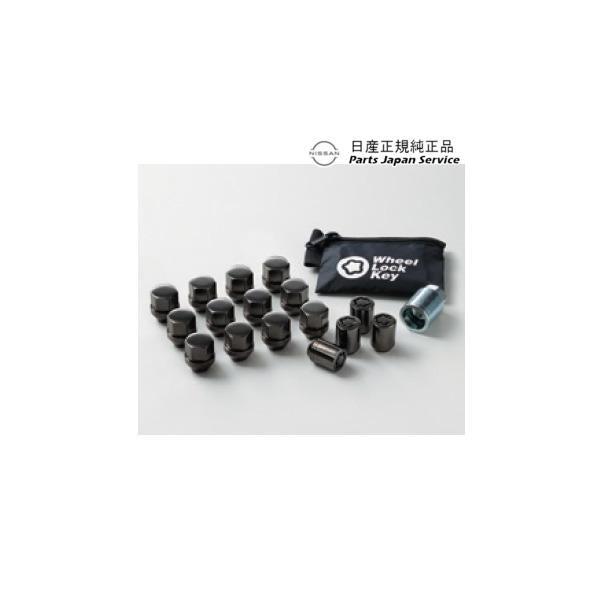【大型便】E13系ノート 44.ホイールロックセット(ダーククローム仕様)ZZB5T D0224-T122A NOTE NISSAN