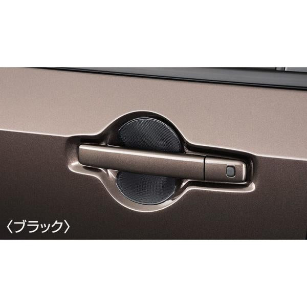B6AW系サクラ ドアハンドルプロテクションカバー(ハイボスカル製:1台分) シルバー/ブラック SAKURA NISSAN