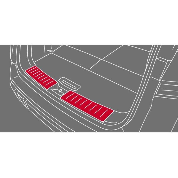 【大型便】T33系エクストレイル ラゲッジエントリーガード(左右セット、1台分) 2列車/3列車共用、ステンレス製 X-TRAIL NISSAN