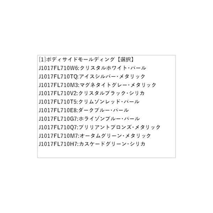 SKE系フォレスター ボディサイドモールディング FORESTER SUBARU