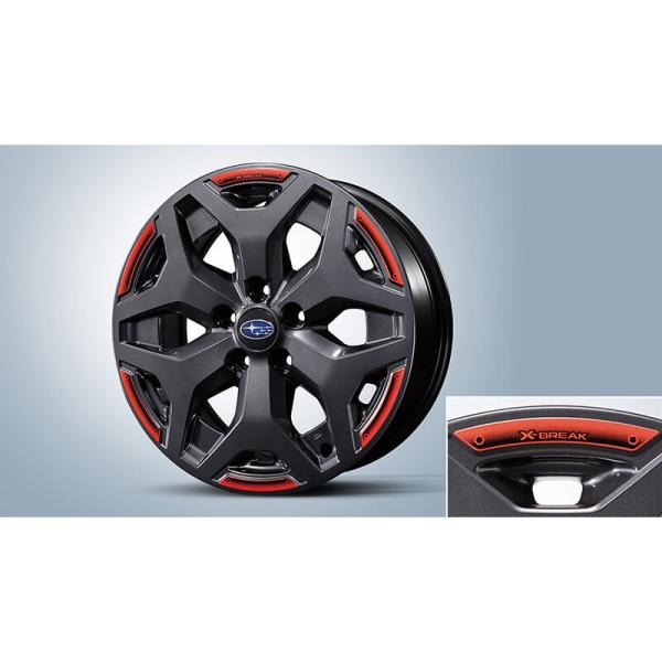 SKE系フォレスター ホイールデカール レッドオレンジ J1217SJ000 FORESTER SUBARU
