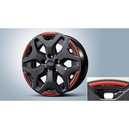 SKE系フォレスター ホイールデカール レッドオレンジ J1217SJ000 FORESTER SUBARU