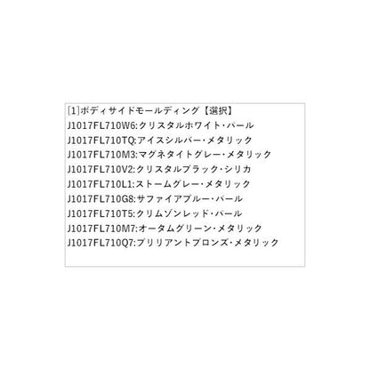 BT5系レガシィ ボディサイドモールディング LEGACY SUBARU