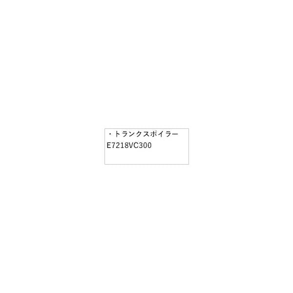 VBH系WRXS4 トランクスポイラー E7218VC300 WRXS4 SUBARU