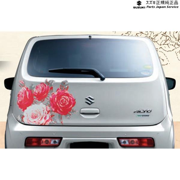 HA36S(3型), HA36V(2型）系アルト 51 キャンバスアートデカール(ローズ)AAKW 99000-99035-E33 ALTO SUZUKI