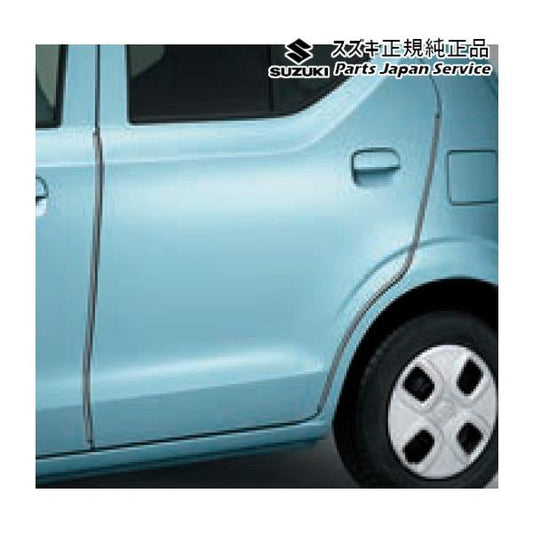HA36S(3型), HA36V(2型）系アルト 172 ドアエッジモール AA84 樹脂+光輝フィルム 1台分(4本)セット 99000-990G9-221 ALTO SUZUKI