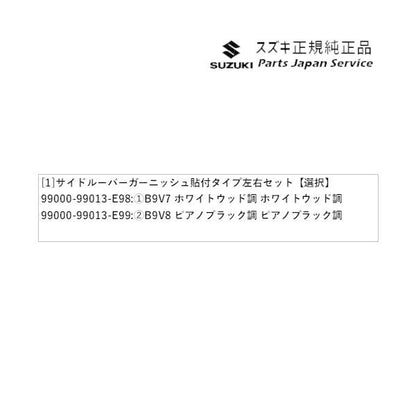 HA36S(3型), HA36V(2型）系アルト 95 サイドルーバーガーニッシュ 貼付タイプ 左右セット ALTO SUZUKI