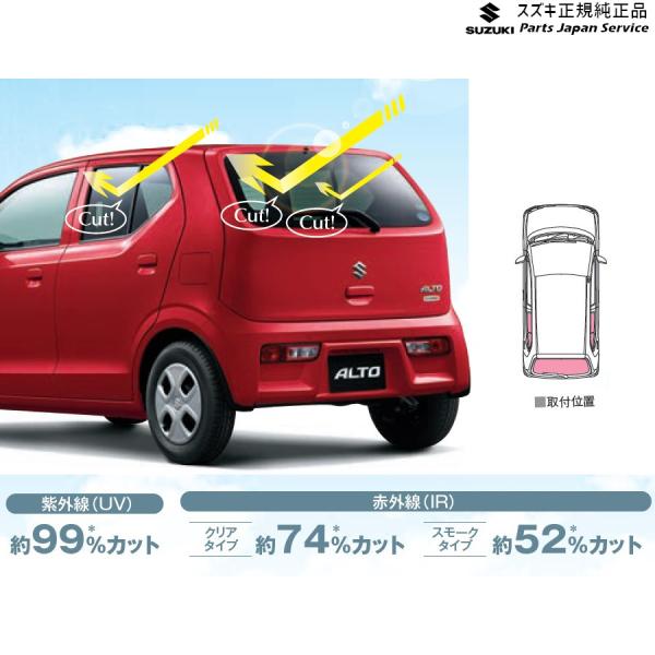HA36S(3型), HA36V(2型）系アルト 179 UV+IRカットフィルムセット ALTO SUZUKI