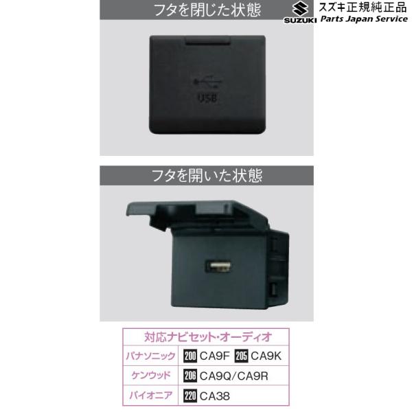 DA17V系エブリイ 234 USBソケット C9TU 39105-65R00 EVERY SUZUKI