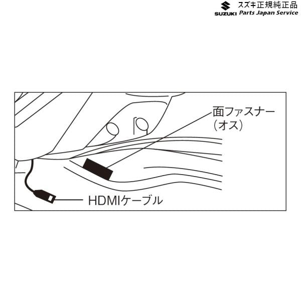 WDB3S系フロンクス 91.HDMI接続ケーブル CAJF 9909J-72UM4-P01 FRONX SUZUKI